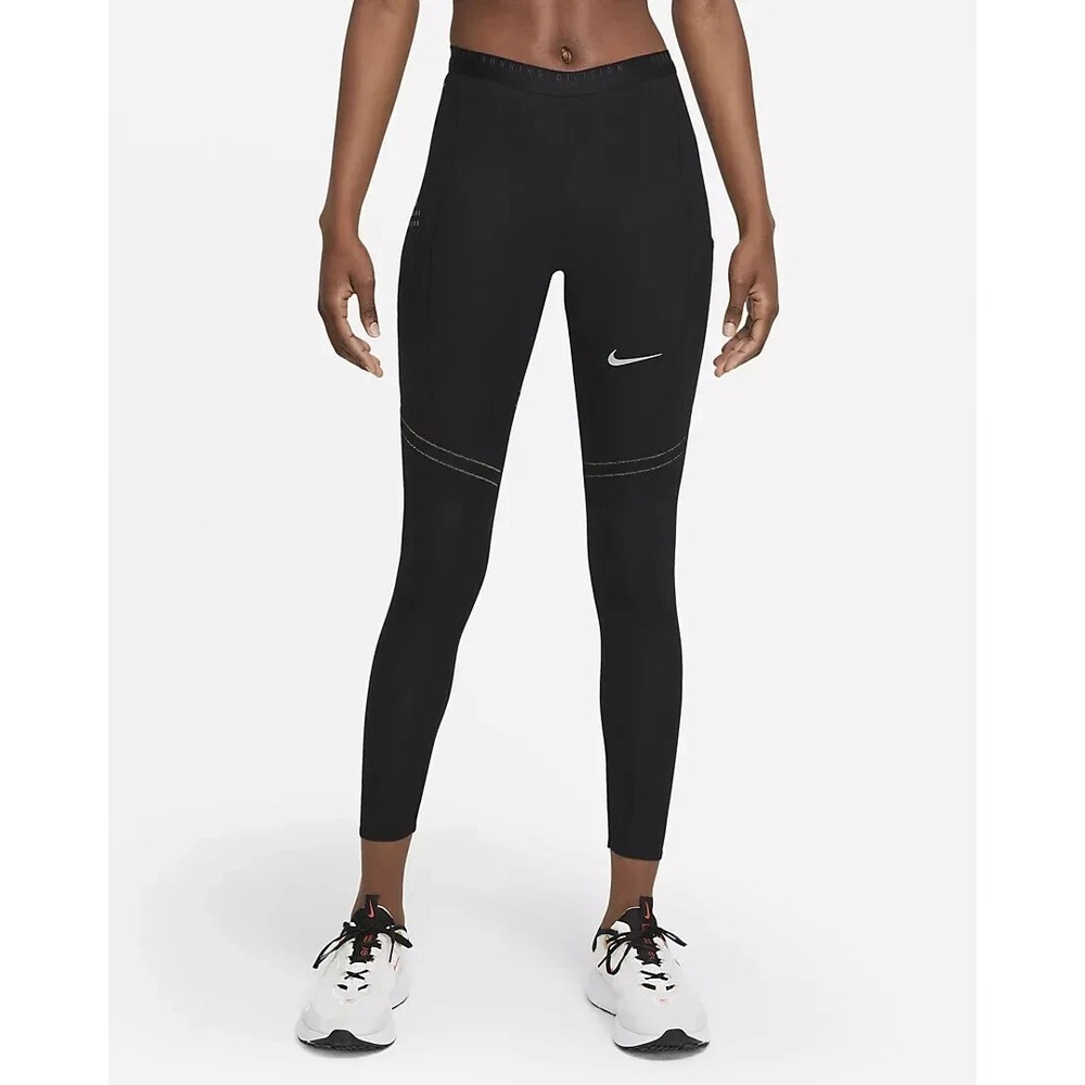 Nike ADV Run Division Epic Luxe Running Leggings Womens Small Black DD5211 010